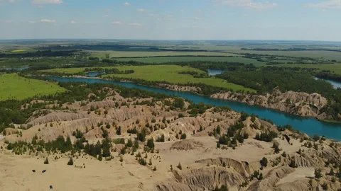 Old quarry panorama Vidéo 111245972