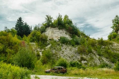 Old quarry Foto stock