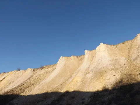 Old quarry for sand mining. Stock Photos