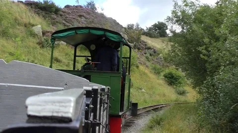 Old quarry steam train ride 库存影片 71891852