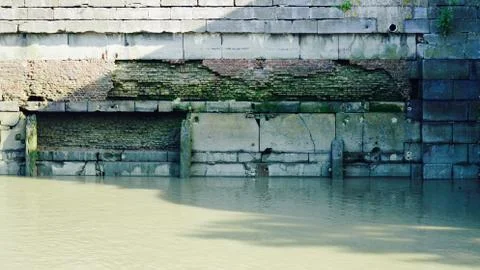 Old quay wall 写真素材