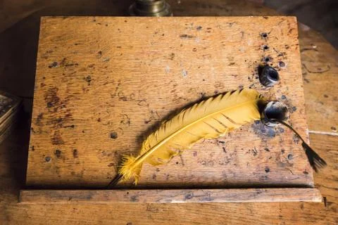 Old Quill Stock Photos