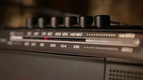 Old radio 1 Video stock 10884710