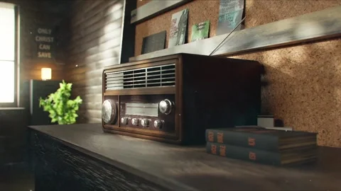 Old Radio Video stock 313558019