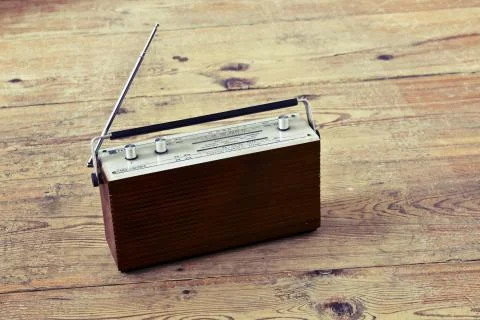 Old radio Stock Photos