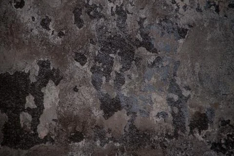 Old ragged dark wall texture. Old weathered wall. Dirty wall texture Stock Photos