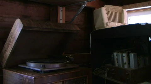 Old raidios  Stock Footage 829587