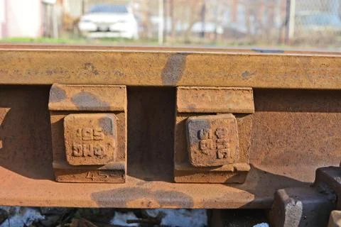 Old rail track Stock Photos