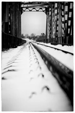 Old railroad bridge Stock Photos