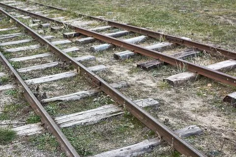 Old railroad Stock Photos