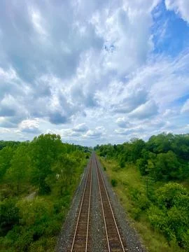 The old railroad Stock Photos