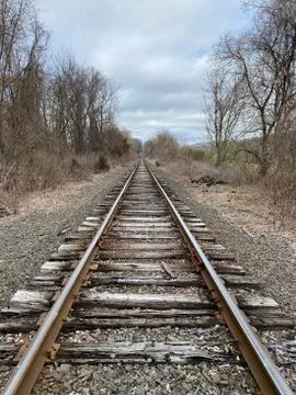 Old Railroad Tracks Stock Photos