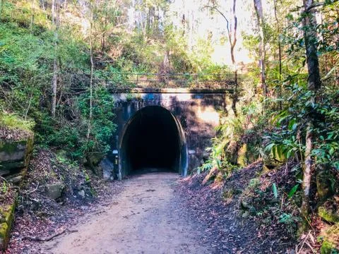 Old Railroad Tunnel Stock Photos