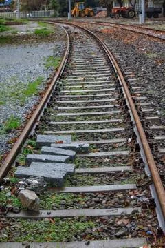 Old Railway in Construction Stock Photos