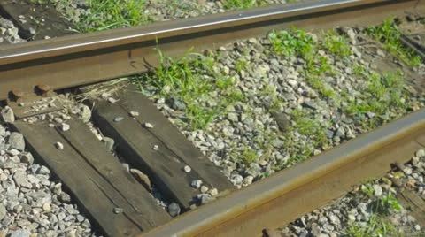 Old railway 스톡 동영상 11926684