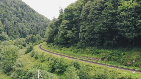An old railway that functions today. Stock Footage 121197983