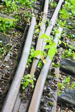 Old railway Foto stock