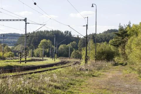 Old railway Stock Photos