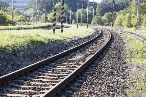 Old railway Stock Photos
