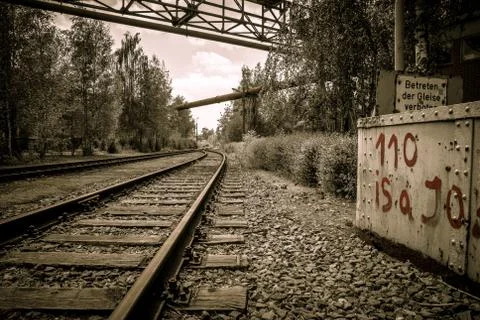 Old railway Stock Photos
