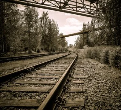 Old railway Stock Photos