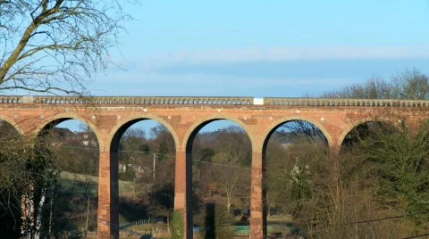 Old Railway Viaduct Stockbeeldmateriaal 648448