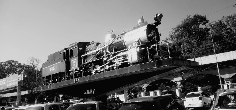 The old rain engine Stock Photos