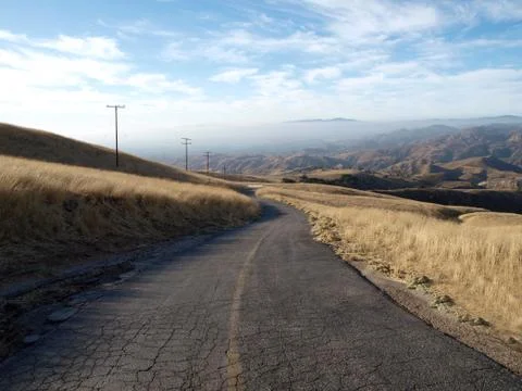 Old ranch road Stock Photos