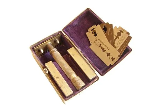 Old Razor Foto stock