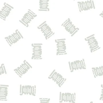 Old recipe cooking glyph vector seamless pattern Stock Illustration