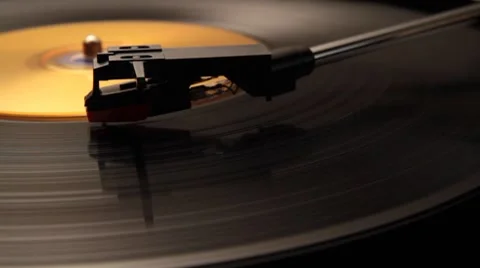 Old record player Stock Footage 8509407