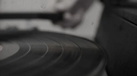 Old Record Player Stock Footage 33896611