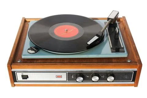 An old record-player Stock Photos