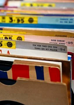 Old records Stock Photos