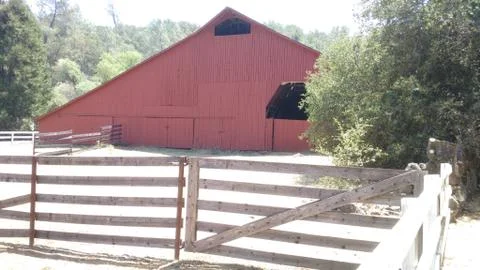 Old red barn 写真素材
