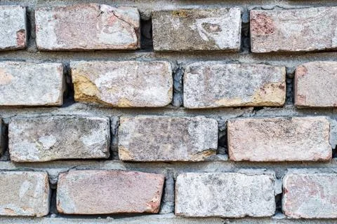 Old red brick facade Stock Photos