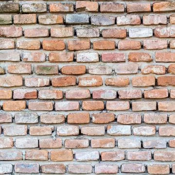 Old red brick facade Stock Photos