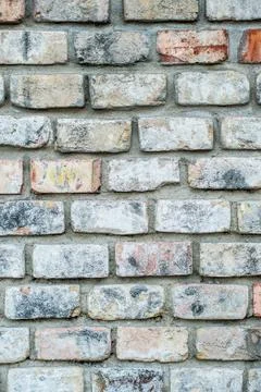 Old red brick facade Stock Photos