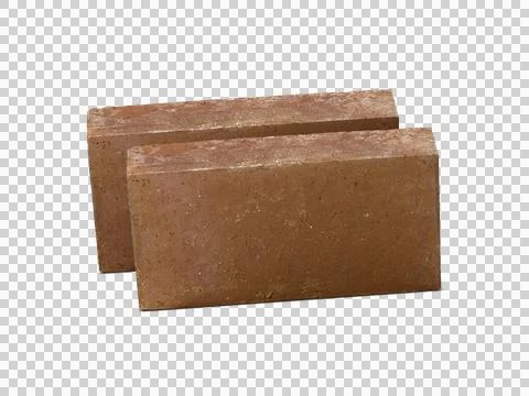 Old red brick, transparent background Ilustración de archivo