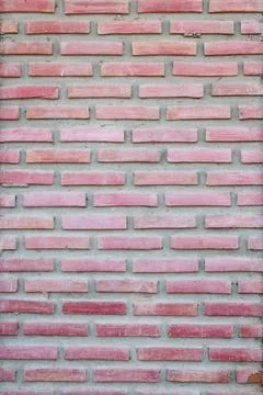The old red brick wall and dust Stock Photos