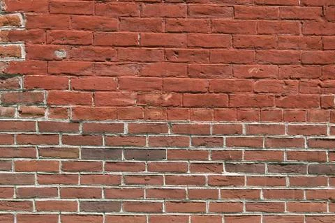 Old red brick wall background Stock Photos