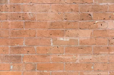 Old red brick wall background texture Stock Photos