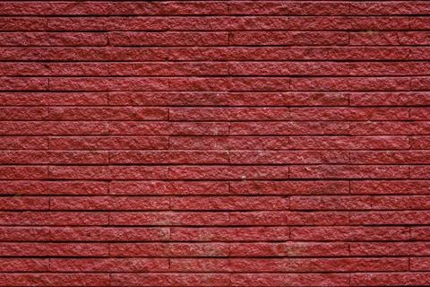Old red brick wall background Stock Photos