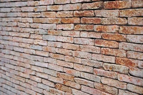 Old red brick wall background Stock Photos