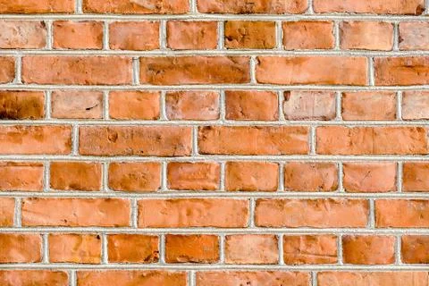 Old red brick wall background, in Sweden Scandinavia North Europe Stock Photos