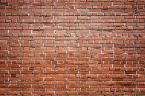 Old red brick wall background texture Stock Photos
