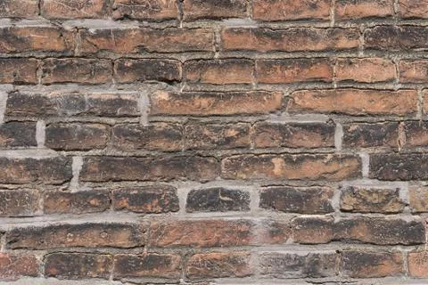 Old red brick wall background Stock Photos