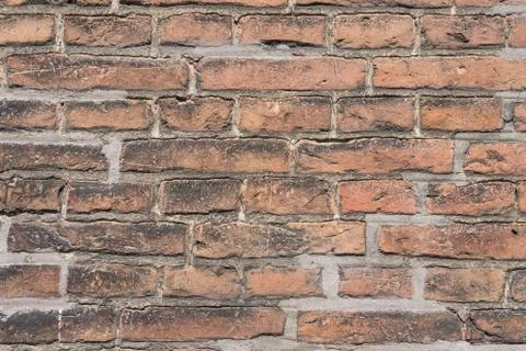 Old red brick wall background Stock Photos
