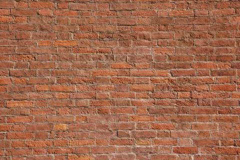 Old red brick wall background Foto stock