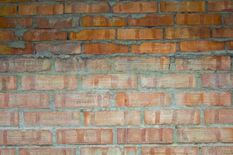 Old red brick wall background texture Stock Photos